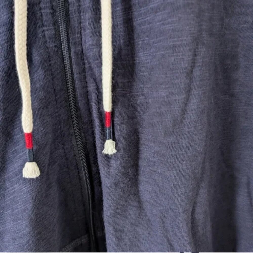 Eddie Bauer Women's Legend Wash Slub Full Zip Hoodie - NWT  Atlantic Navy Blue L - Picture 5 of 13